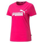 Puma Metallic Logo Tee pink - Image 2