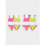 4F Swimwear Two-piece pink/yellow - Image 3