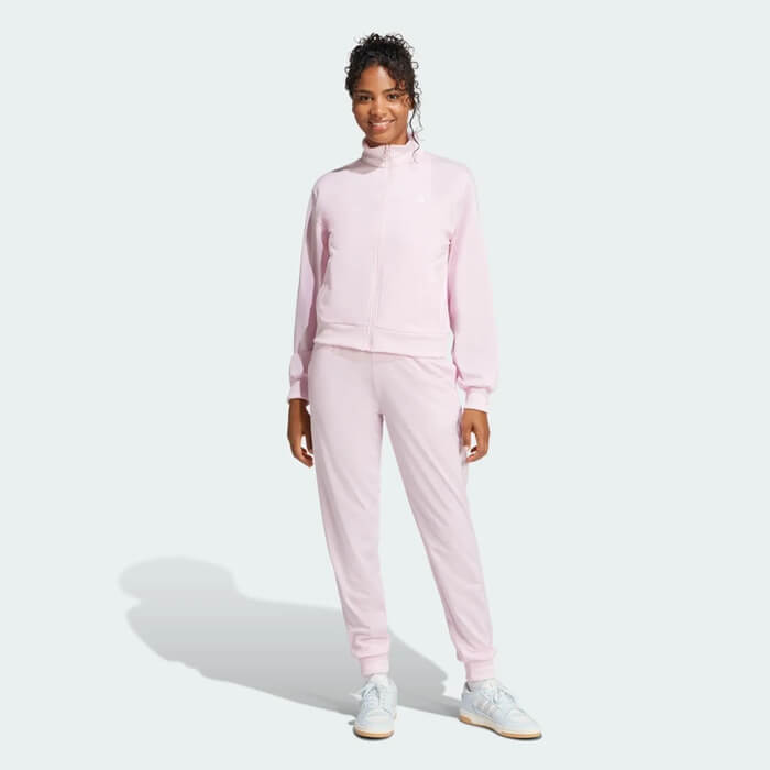 19201 adidas 3StripesTracksuit WOMEN pink - Image 1