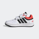 adidas Hoops 3.0 K white/black/red - Image 2