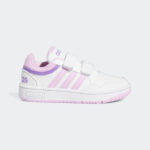 adidas Hoops 3.0 K white/violet