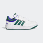 adidas Hoops 3.0 K white/green/blue