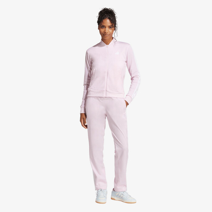 JD5437_800_800px adidas 3S Tracksuit WOMEN light pink - Image 1
