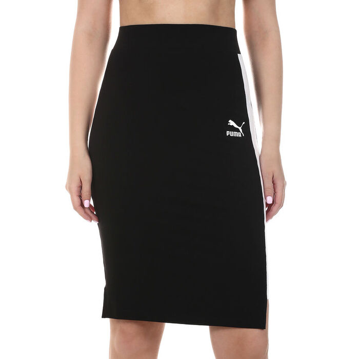 zenska-suknja-puma-classics-tight-skirt-597053-01 Puma Skirt Classics black - Image 1